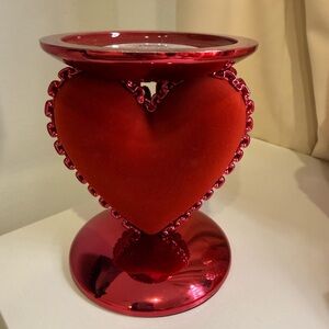 Bath & Body Works Red Heart Candle Holder